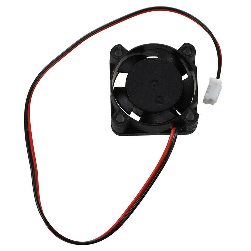 25mm x 10mm 2Pin DC 12V 0.05A Black Plastic Mini Cooling Fan V1H8H8