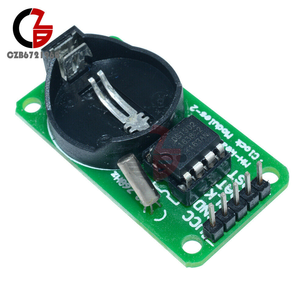 2PCS DS1302 RTC Real Time Clock Module Synchronous Serial I/O Communication