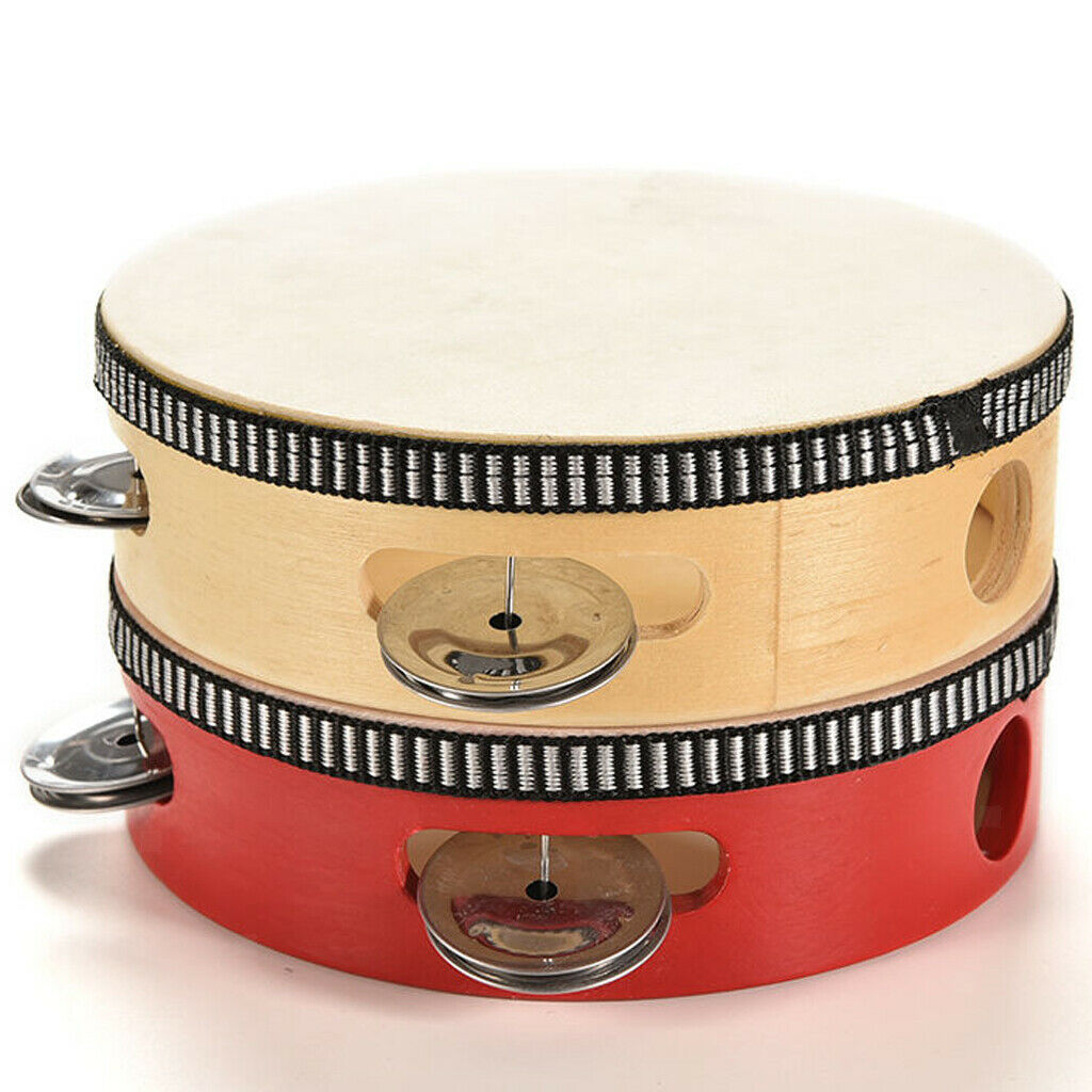 6 inch TAMBOURINE Percussion Drum Tamborine Children Musical Educational
