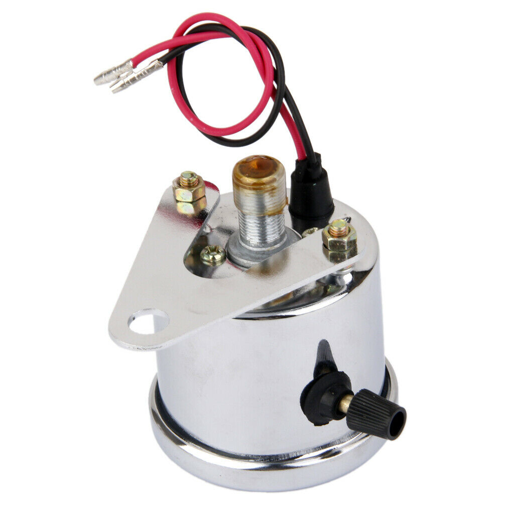 Chrome Universal Motorcycle Dual Odometer