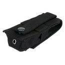 Durable Nylon Black Flashlight Molle Pouch Holster Holder Pocket Climbing