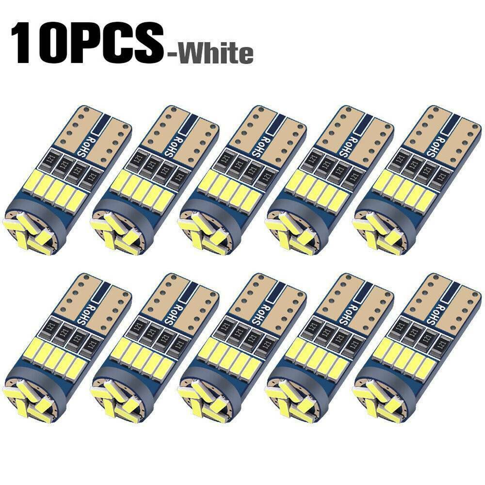 10* T10 LED Canbus Error Free Bulb 15SMD 194 W5W Car Wedge Lamp Dome-Map Light b