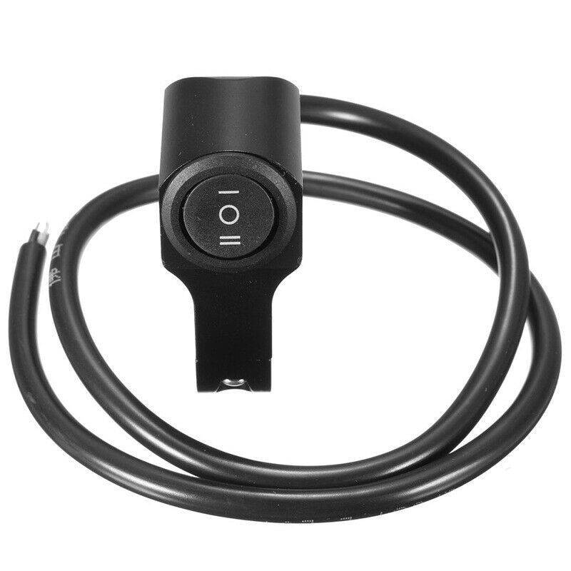 Aluminum Motorcycle Handlebar Headlight Switch Three-position Switch 22mm 7/8"