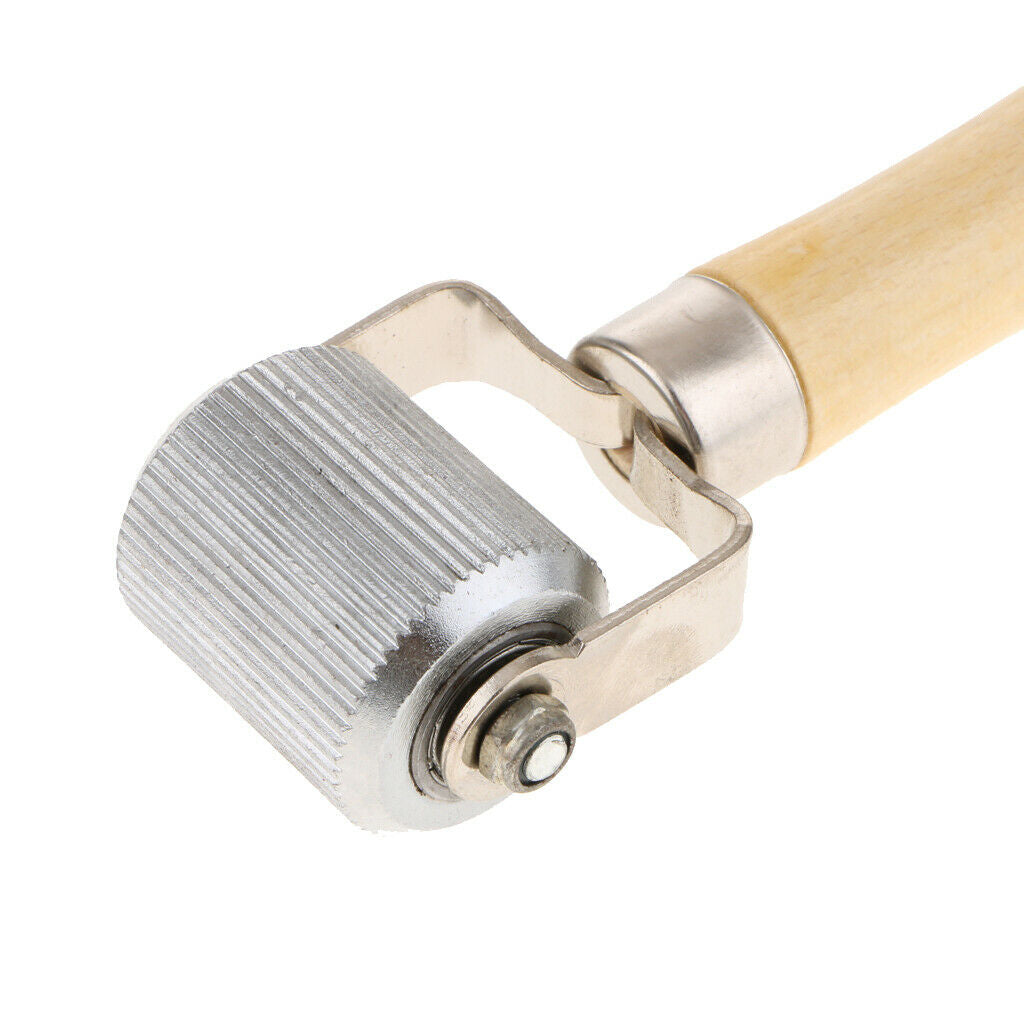 Wooden Handle Car 37mm Bearing Tyre Patch Roller Puncture Repair Tool 180mm