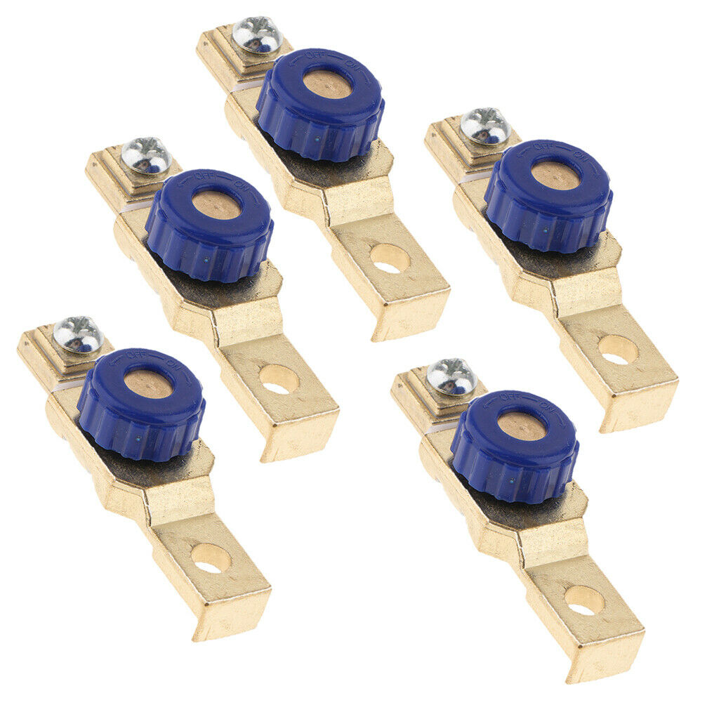 5pcs engine battery power isolated switch terminal link insulator