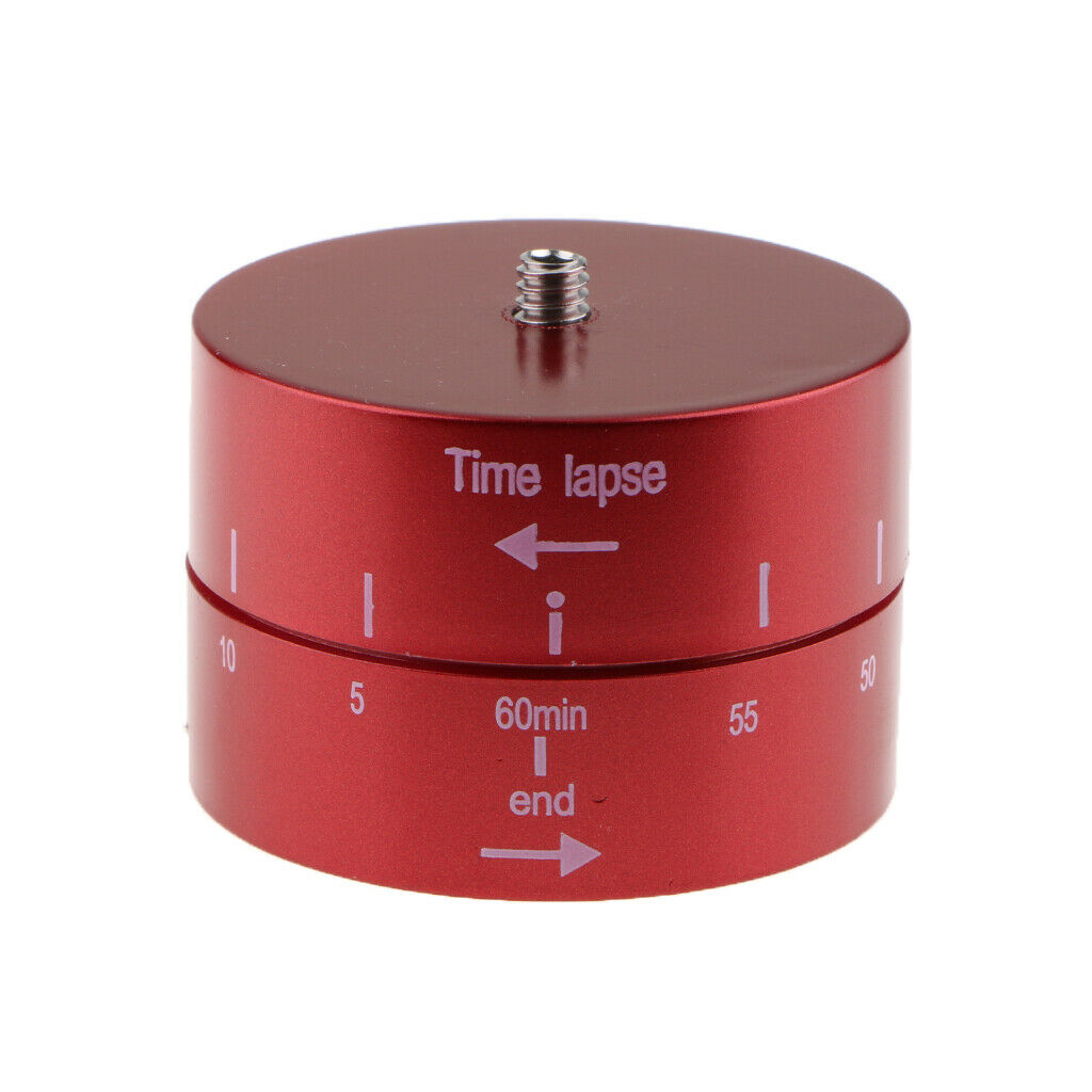 Panorama 360/60 Minute Time Lapse Tripod Head For Smartphone Red