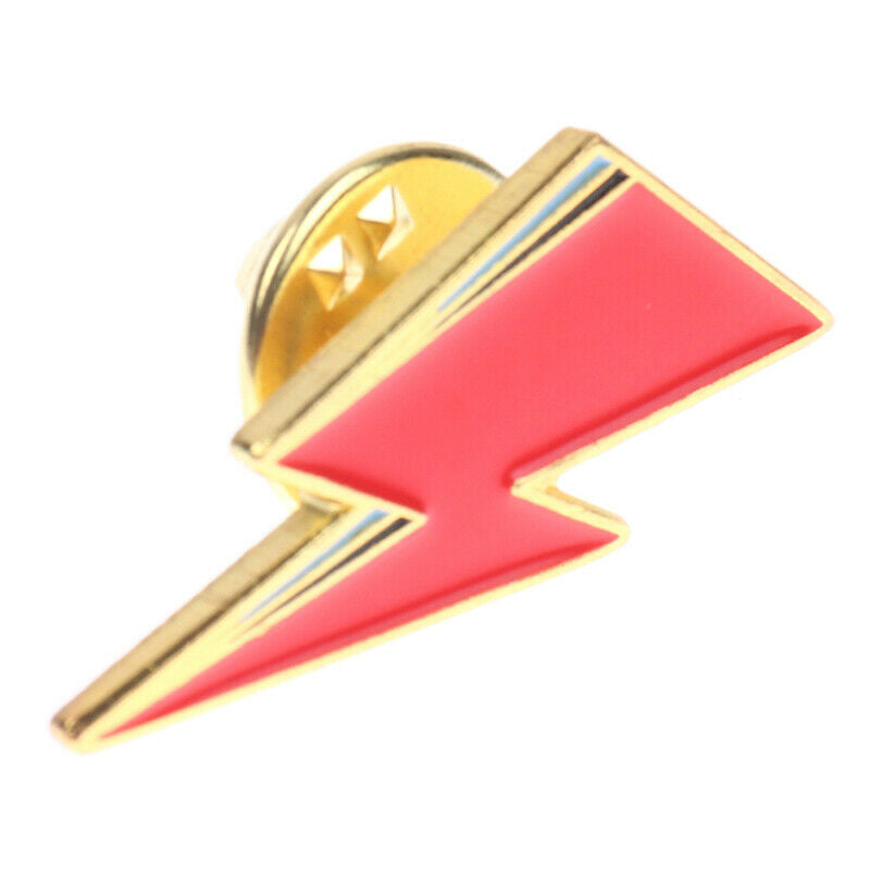 Cartoon Lightning Alloy Brooch Personalized Cartoon Red Lightning Jewelry.l8