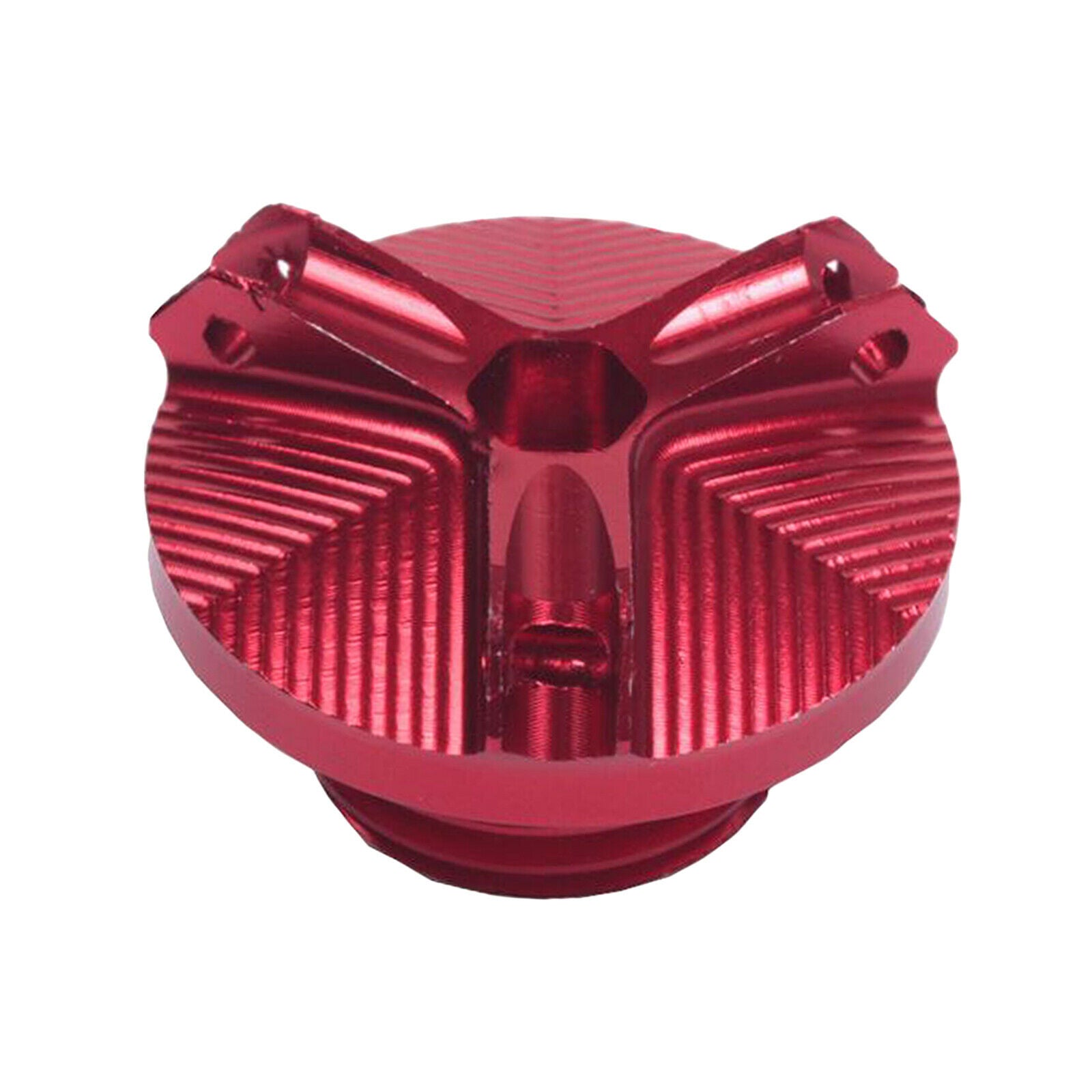 Motorcycle Oil Cap Cover Engine Nut Cap Cover for Kawasaki 2018 2019 Red