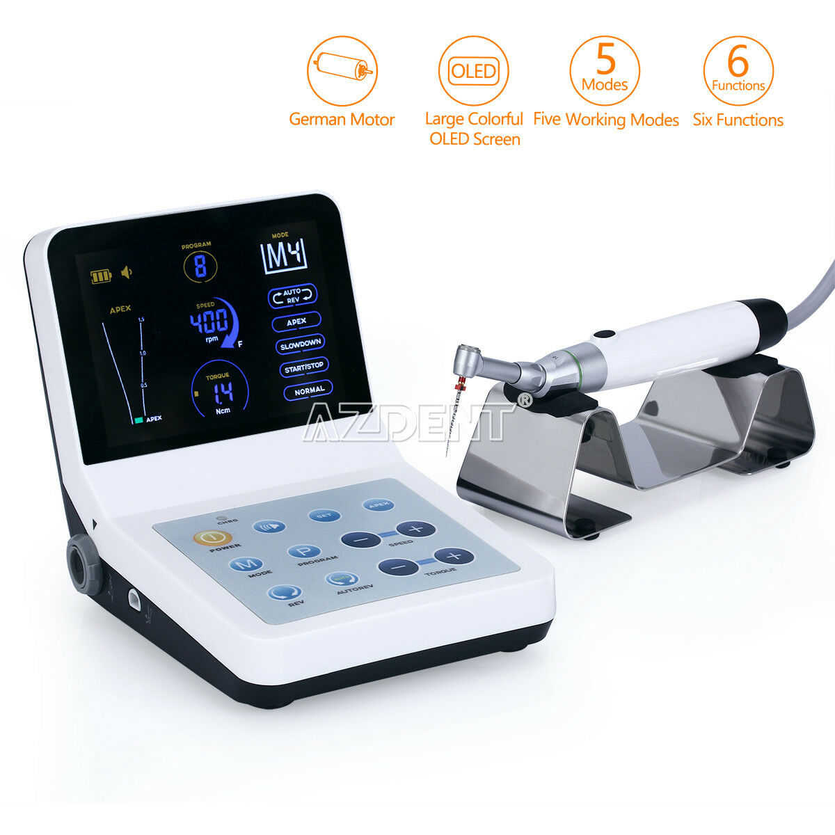 US Dental Root Canal Treatment Endo Motor R-SMART PLUS & contra angle Handpiece