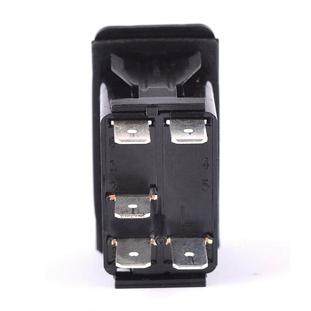 5 Pin 12V Boat Marine LED ON-OFF illuminated Toggle Rocker SPST Switch S005