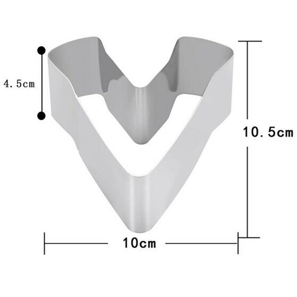 4pcs Cookie Biscuit Cutter DIY Stainless Steel Moulds Baking Tools LOVE
