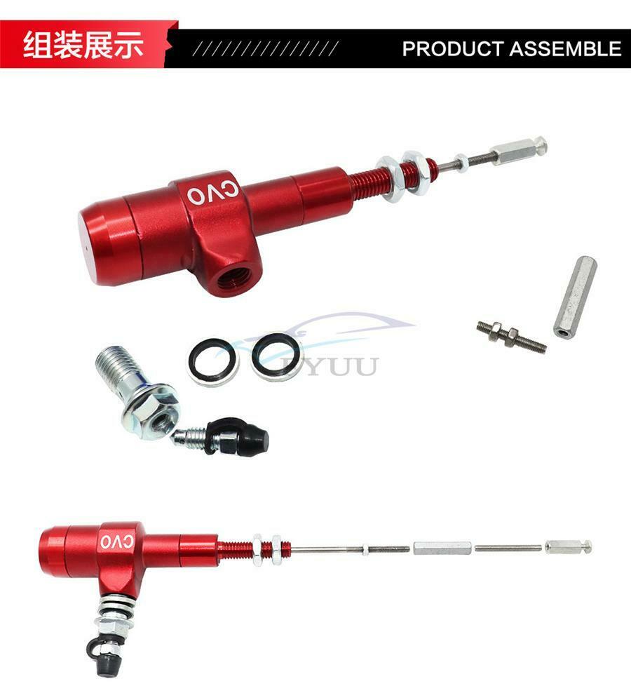 1PCS Red Motorcycle CNC Aluminum Hydraulic Clutch Master Cylinder Brake Lever