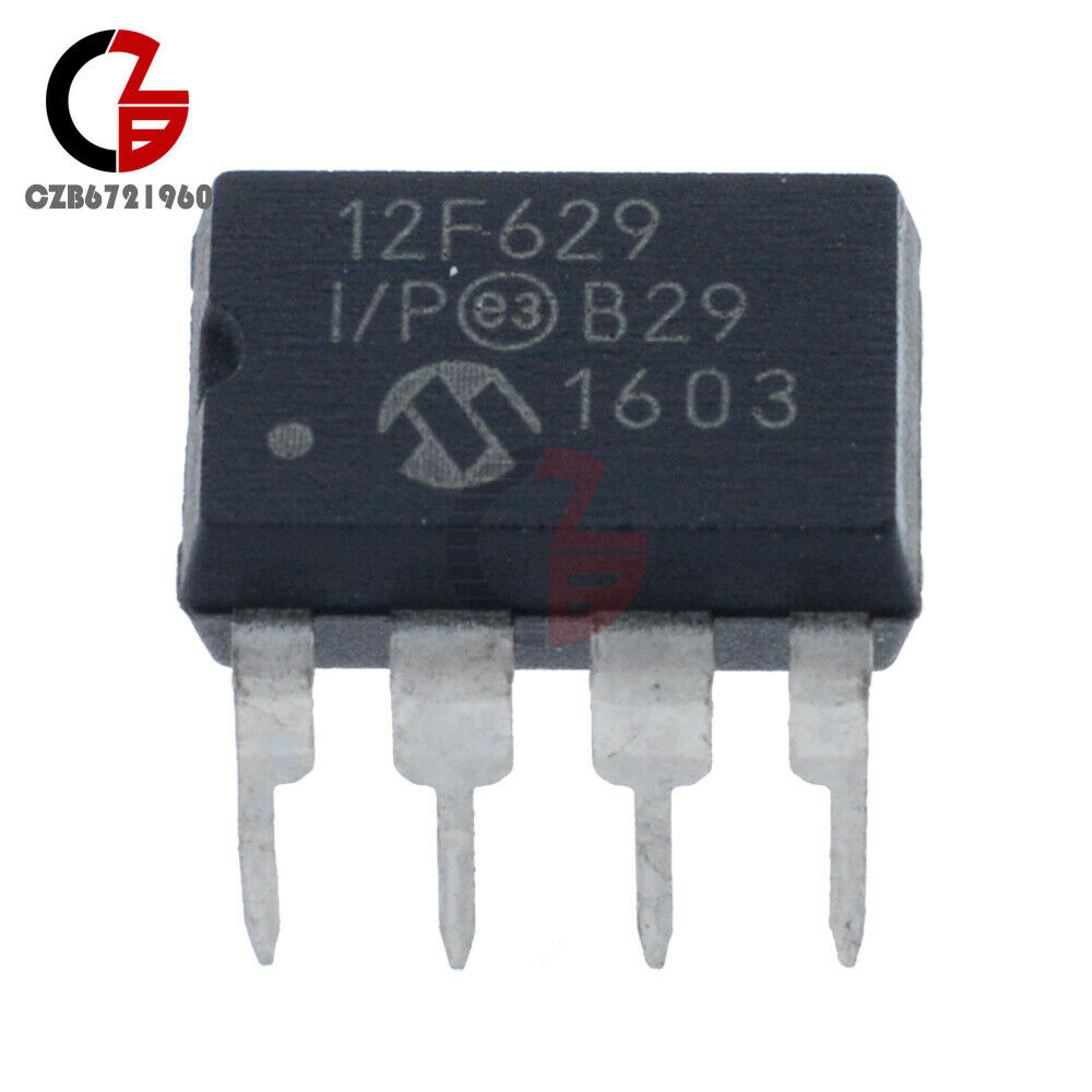 [5PCS] PIC12F629-I/P PIC12F629 12F629-I/P DIP-8 Microcontroller CHIP IC