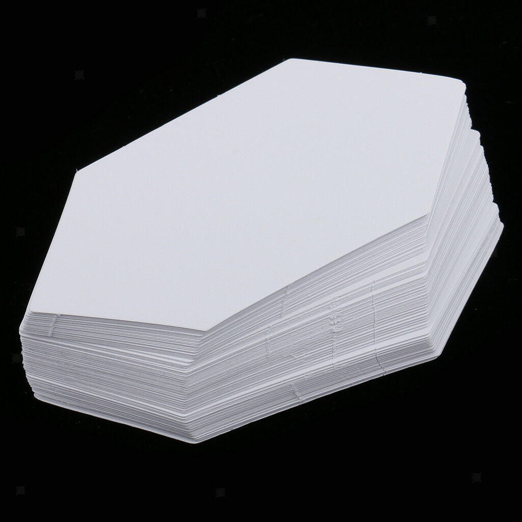 100pcs Hexagon Paper Quilting Template for Patchwork Sewing Craft 79mm
