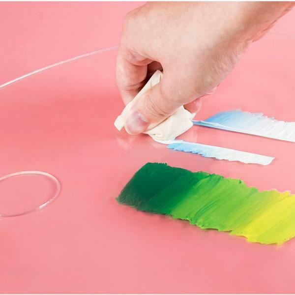 Creative Transparent Acrylic Paint Tray Palettes Acrylic Craft Beginner DIY