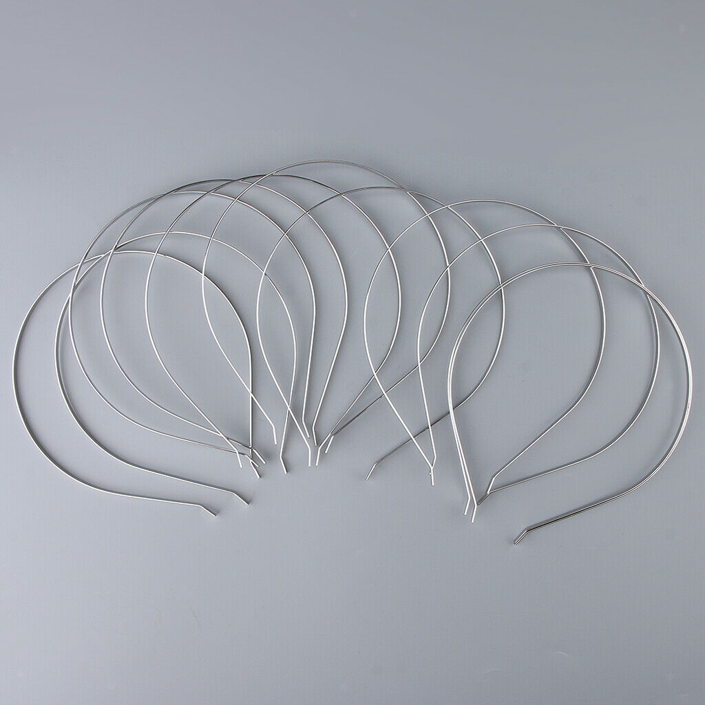 20 Packs Blank Headband Hair Band Frame Craft Hair Hoop DIY Cat Ear Headband
