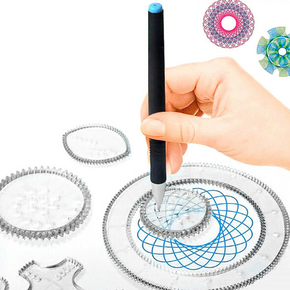 22PCS Accessories creative drawing toys spiral designs educational toys f.l8