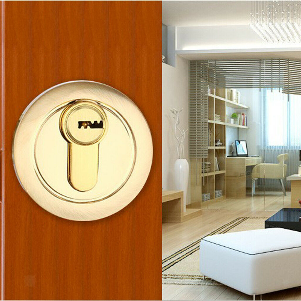 Brass Cylinder Deadbolt Door Lock Security Dead Bolt Locks With 3 Keys #4