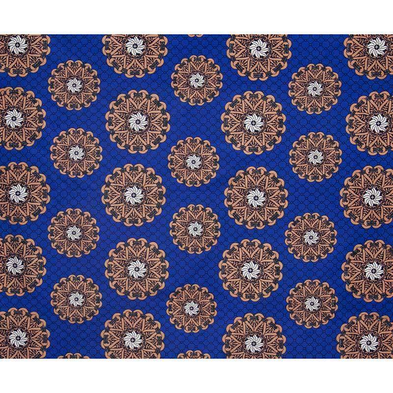 1 Yard African National Polyester Wax Printing Cloth Double-sided Printed Fabric