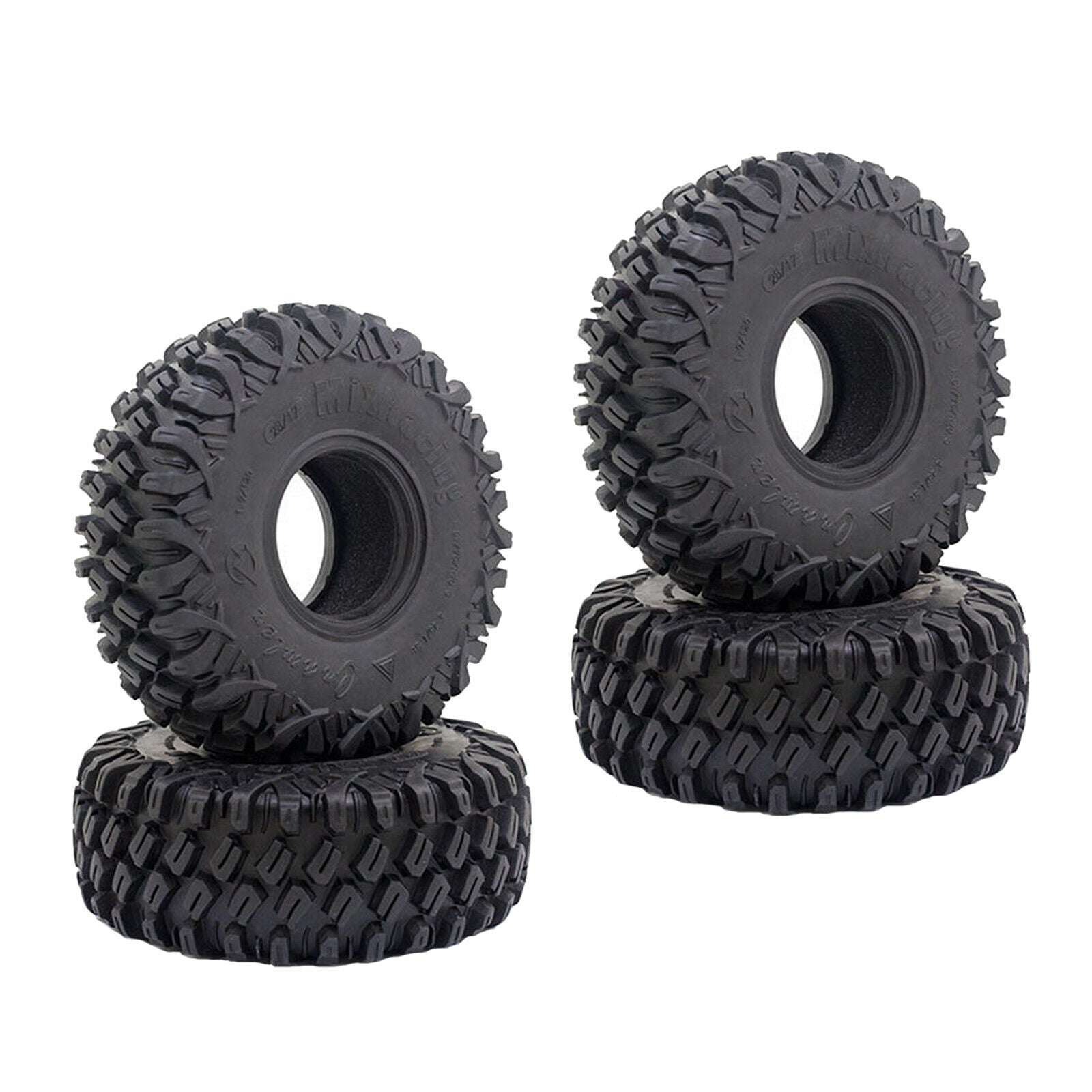 4 1.9 '' Wheel Tire Set for SCX10 D90 -4 CC01 1:10 RC