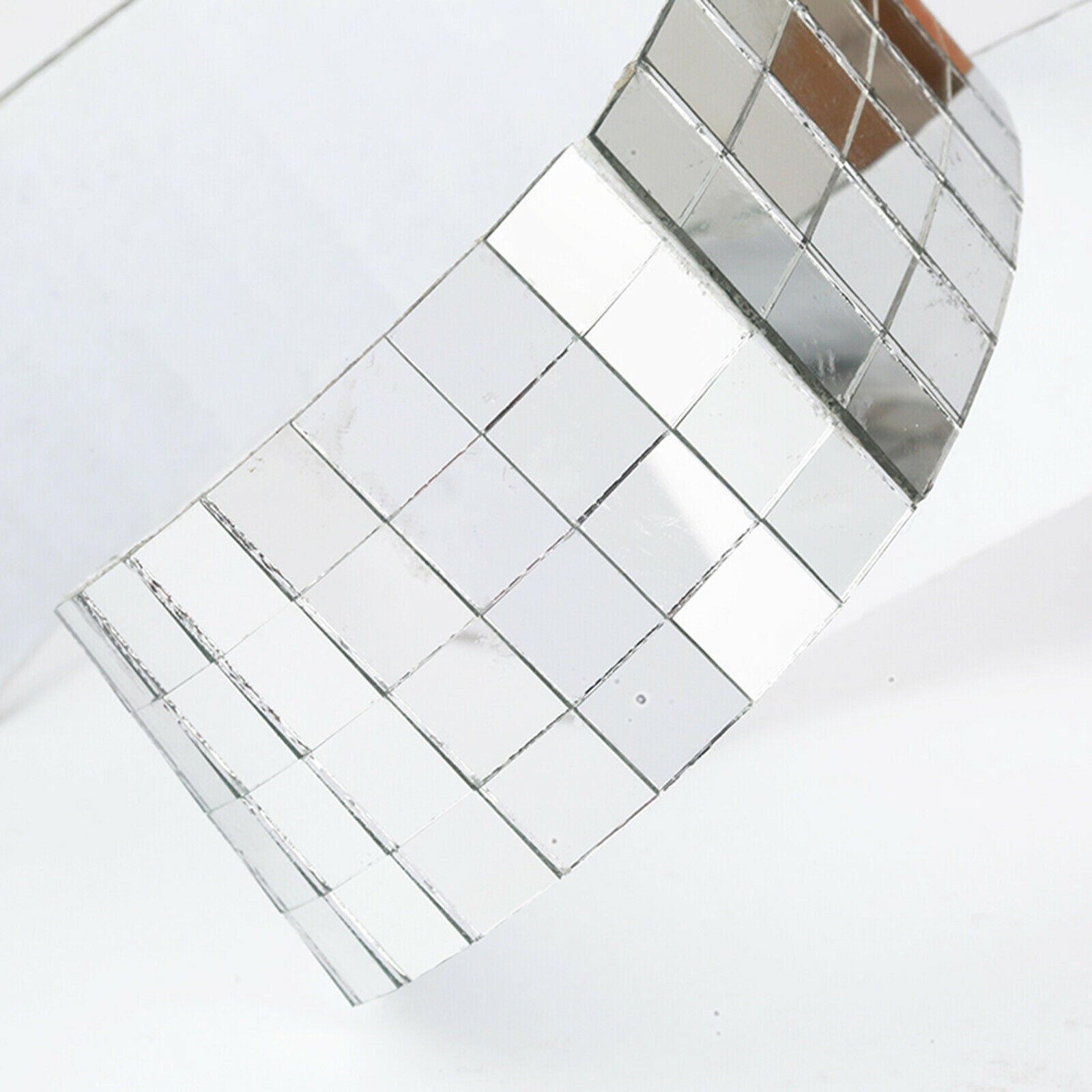 1 roll 1464pcs real glass mirror mosaic tile stickers for crafts