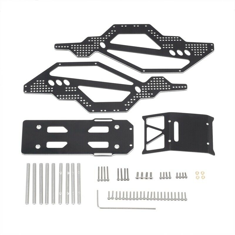 Metal Chassis e Body Shell for Axial SCX24 90081 1/24 RC Cler Upgrade Parts J4S6