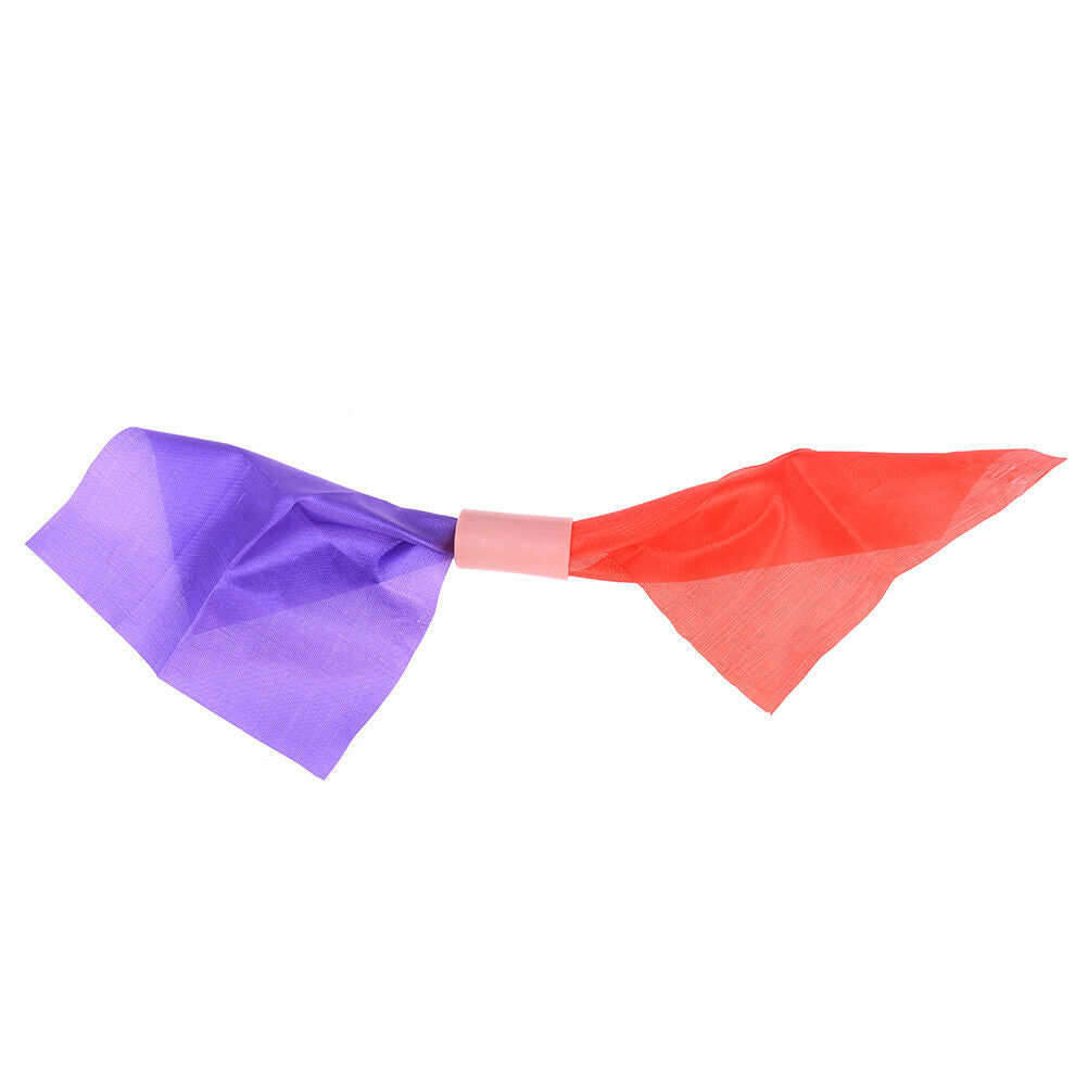 Double color changing hanky silk magic trick silk disappearing magic prop .l8
