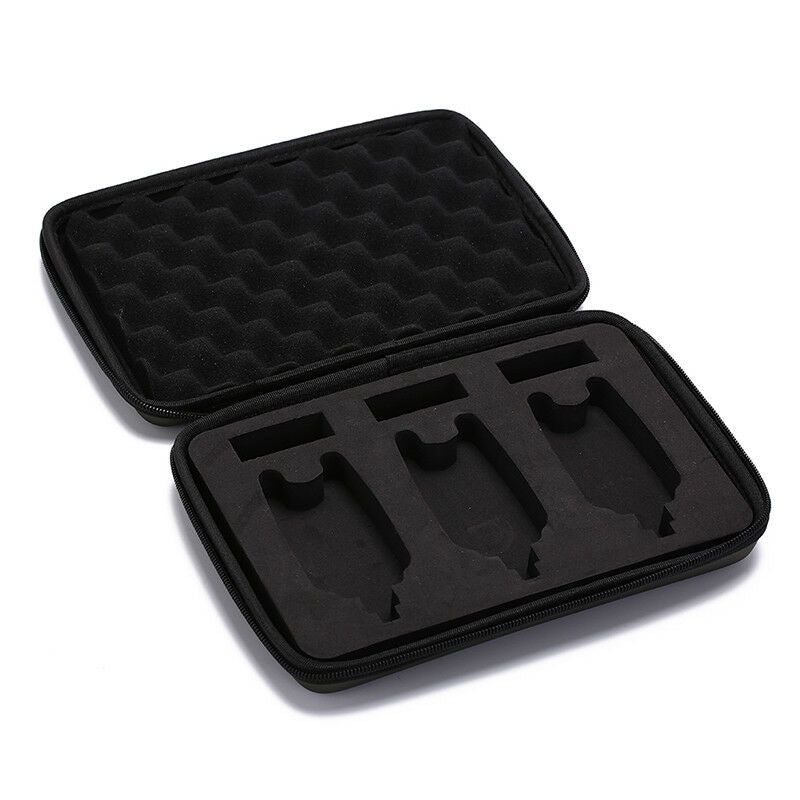 carp fishing bite alarms&swinger drop Indicator in zipped protection ca box Xz