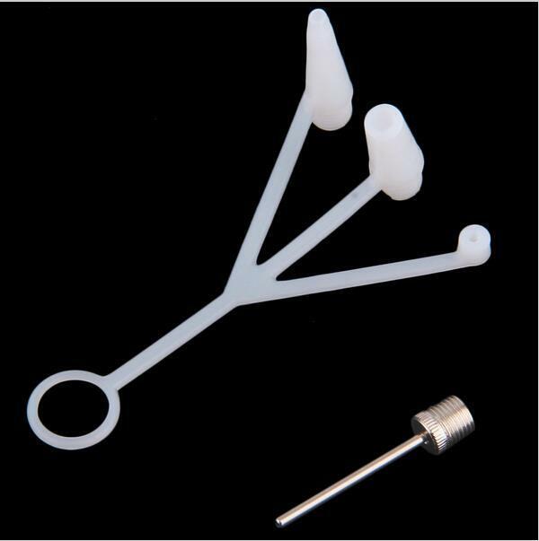 Multi-funcation Ball Inflating Pump Adaptor Needle Valve Connector Set*-.l8