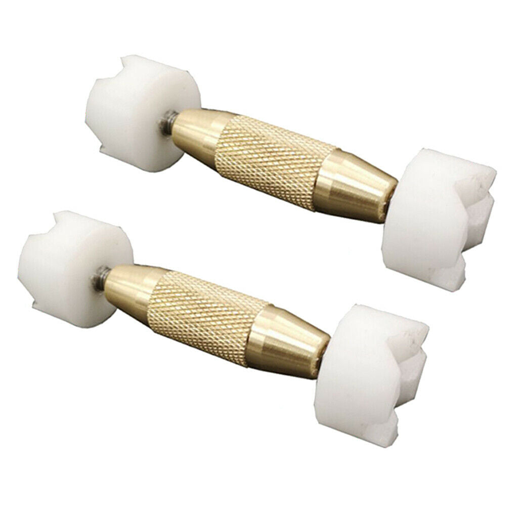 Lovoski Guitar Repairing Tools Copper Reparation Guitar Brace Holder - 2pcs