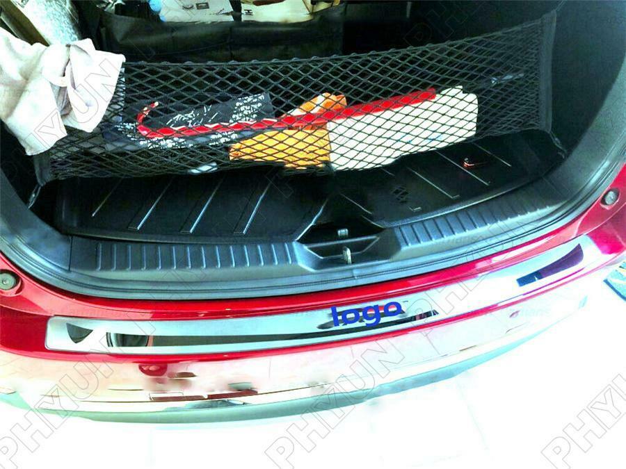 Car Door Sill Scuff Rear Bumper Protector Stainless Steel For Mazda CX5 2013-20