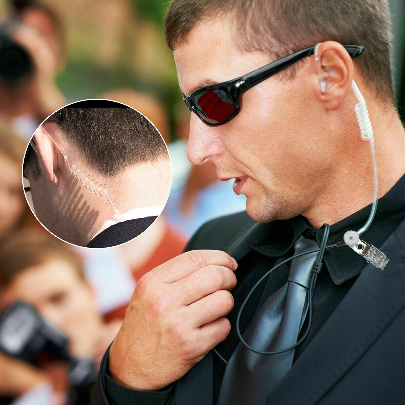 2 Pin Walkie Talkie Headset Earphone Earpiece for BAOFENG/BAOJIE/WEIERWEI Radio