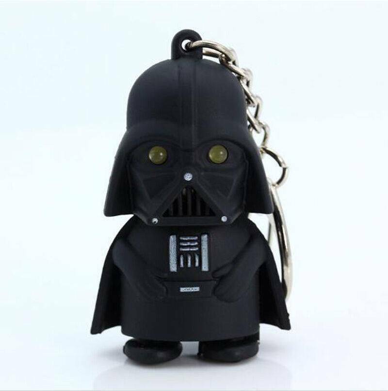 With Sound Light Up LED Wars Darth Vader Keyring Keychain Gift Christmas