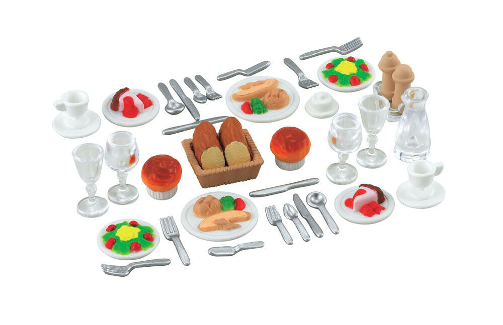 Sylvanian Families Furniture & Accessories 4717 Dinner For Two Set /Age 3+ Bnib