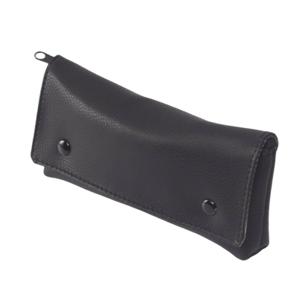 Black Tobacco Case Holder Leather Pipe Pouch Holder Smoking Accs 158x75mm