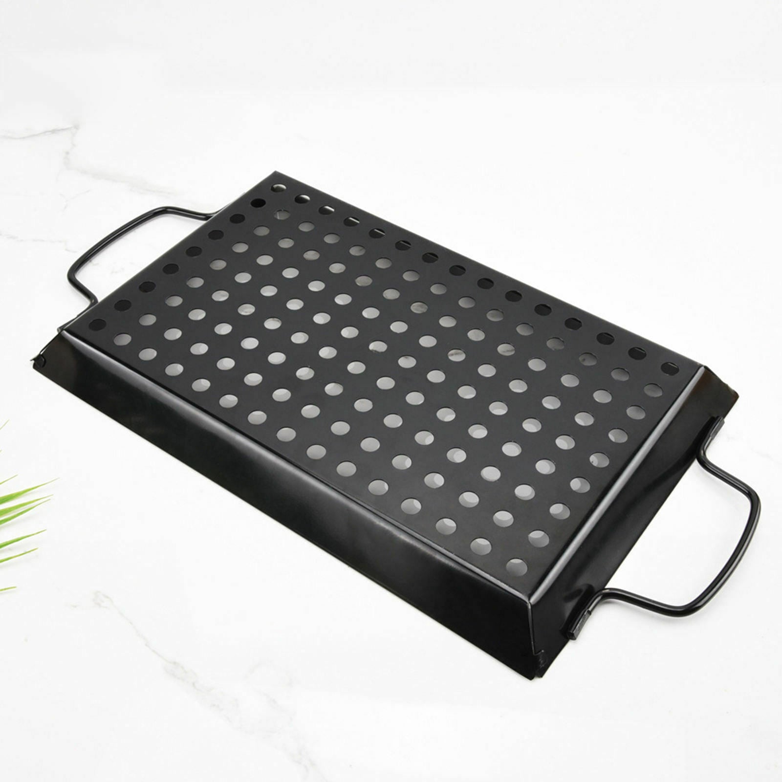 Non Stick BBQ Pans Grill Barbecue Basket Grilling Wok for Cooking Vegetables