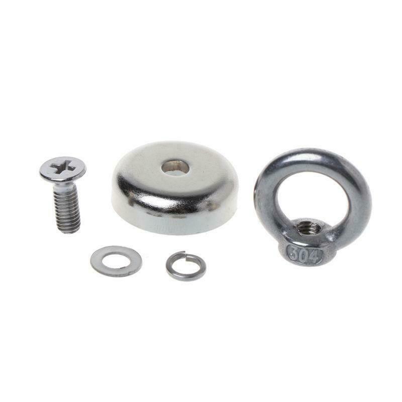 Powerful Round Neodymium Magnet Hook Metal Detector Strong Sea Fishing Hunting