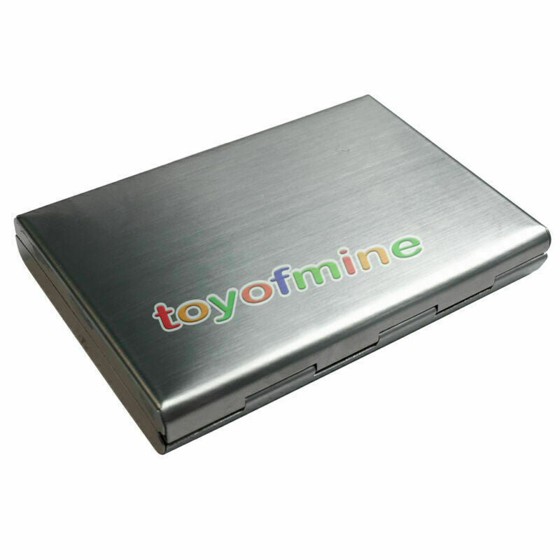 New Stainless Steel Business ID Credit Card Wallet Holder Metal Pocket Case Box