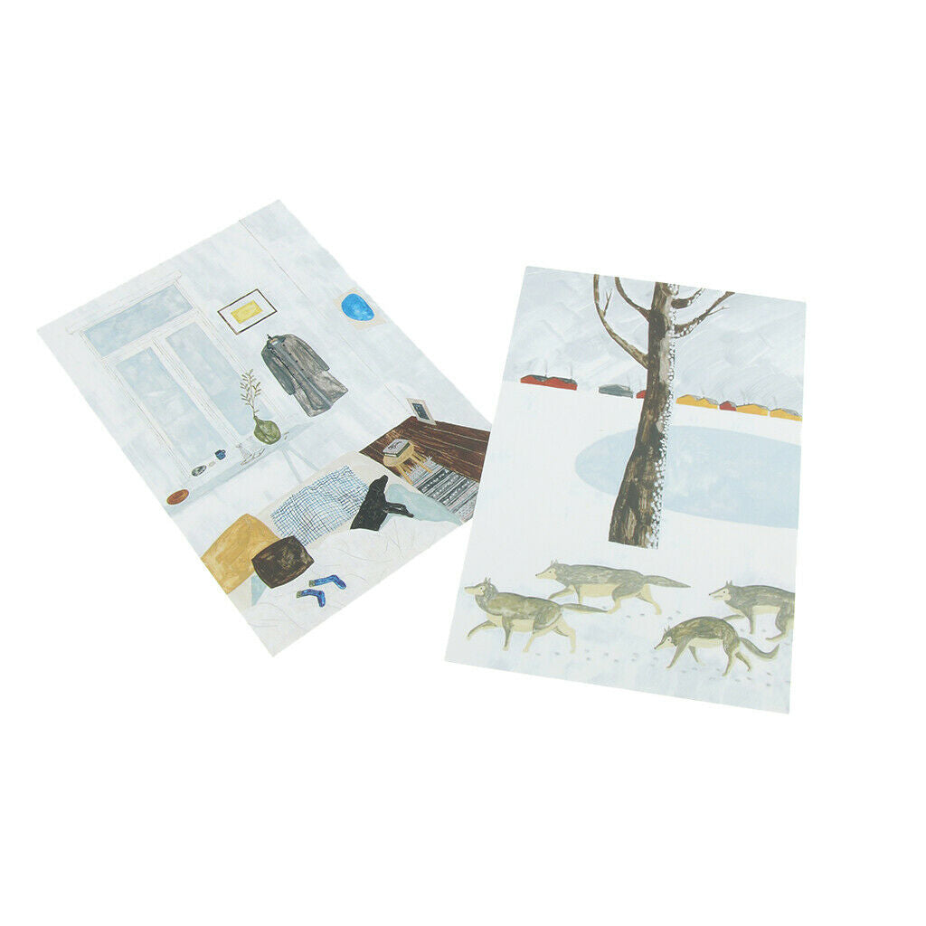 Double-sided Illustrator Wall Card Decoration Photo Props Paper Room