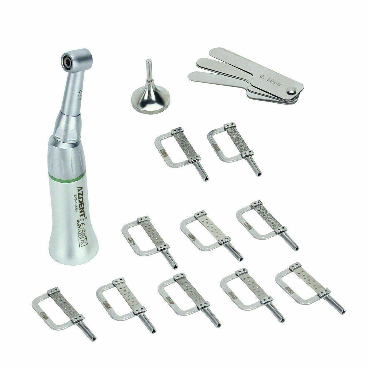 Dental Orthodontic 4:1 Reduction Interproximal Contra Angle Stripping Handpiece