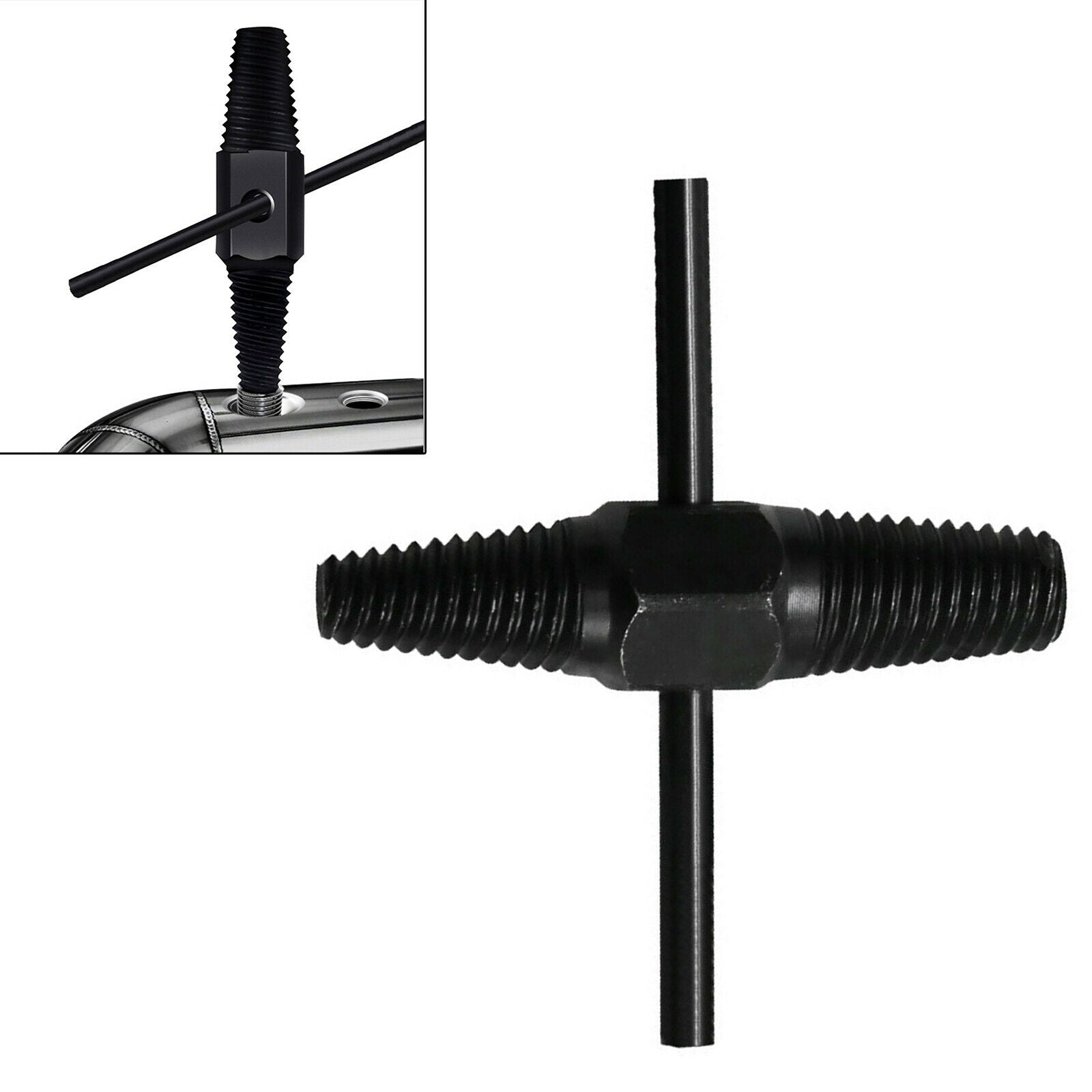 Metal 4" 6" Screw Extractor Tap Valve Double-head Damaged Stripped Screws