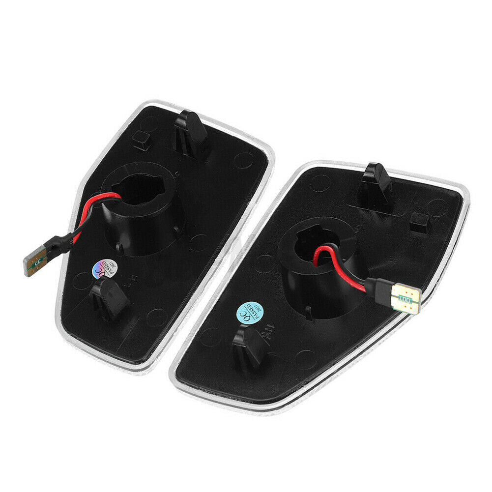 2pc Clear Front Fender Side Marker Lights Fit For Hummer H3T 09-10 H3 05-10