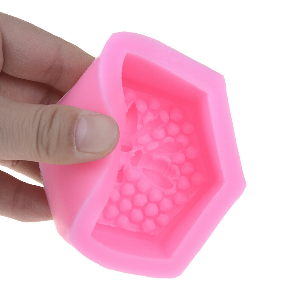 bee honeycomb silicone soap molds fondant chocolate cake mold diy baking .l8