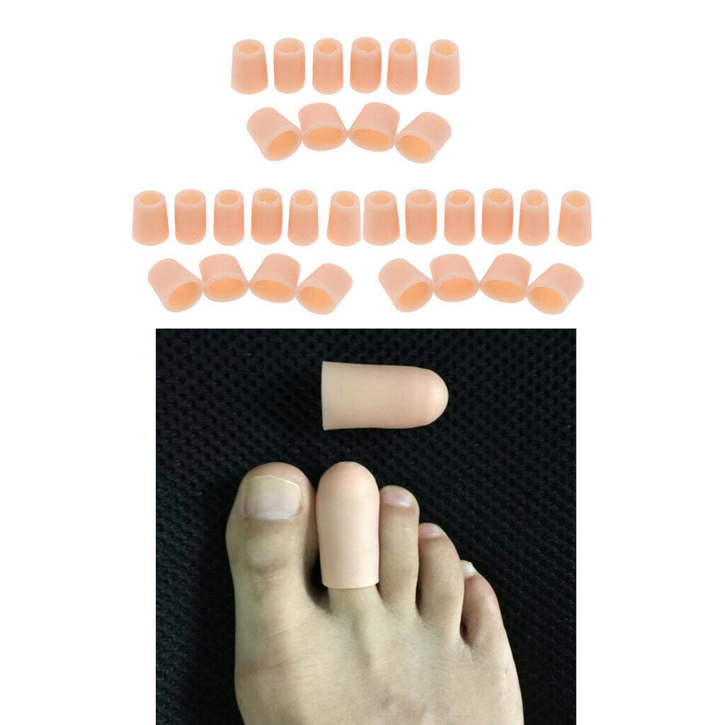 15 Pairs Women/Men Toe Sleeves Caps Straightening Cushions for Corn Calluse
