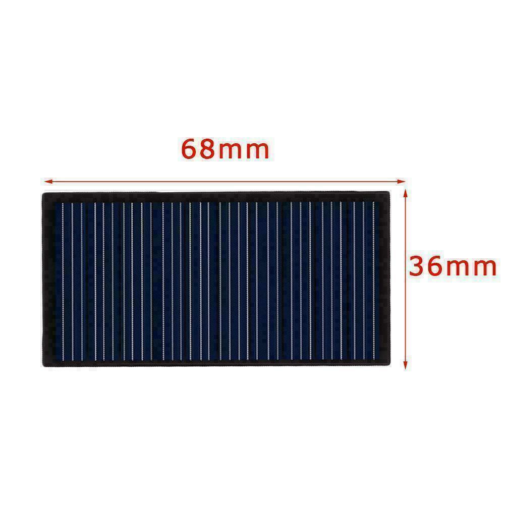 Mini Solar Panel System For DIY Battery Cell Phone New Charger 5V 60MA E6W1