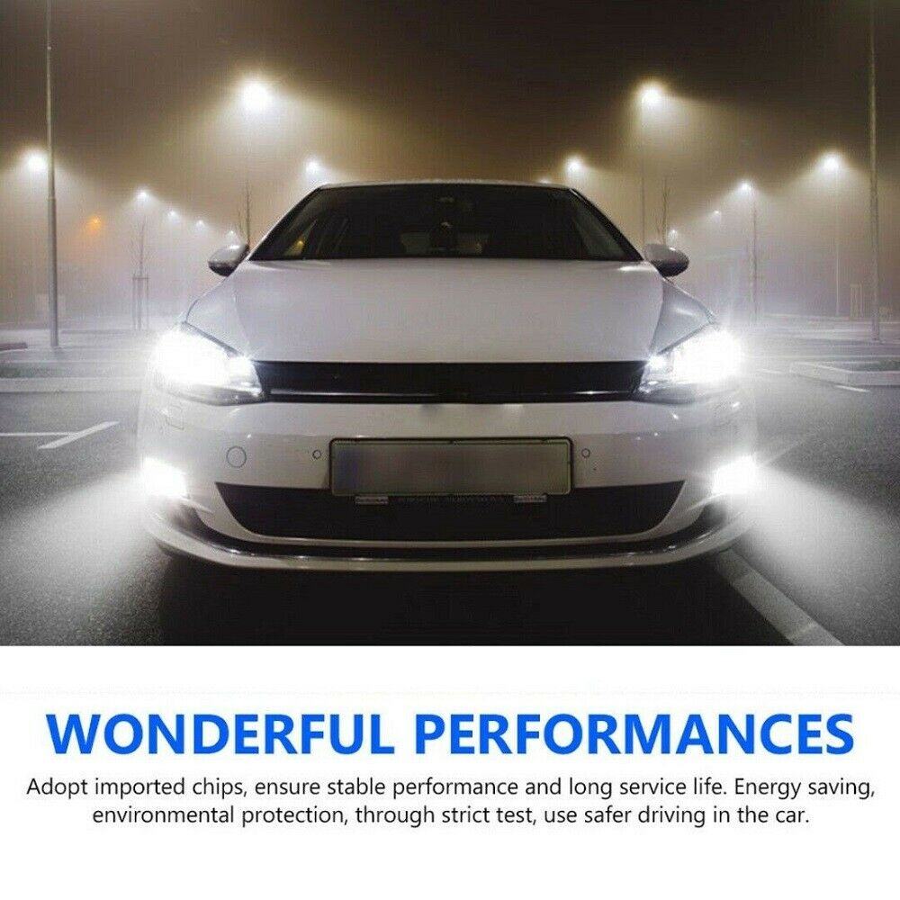 4X H1 6000K Super White 55W LED Headlight Bulbs Kit Fog Driving Light DRL Lamp