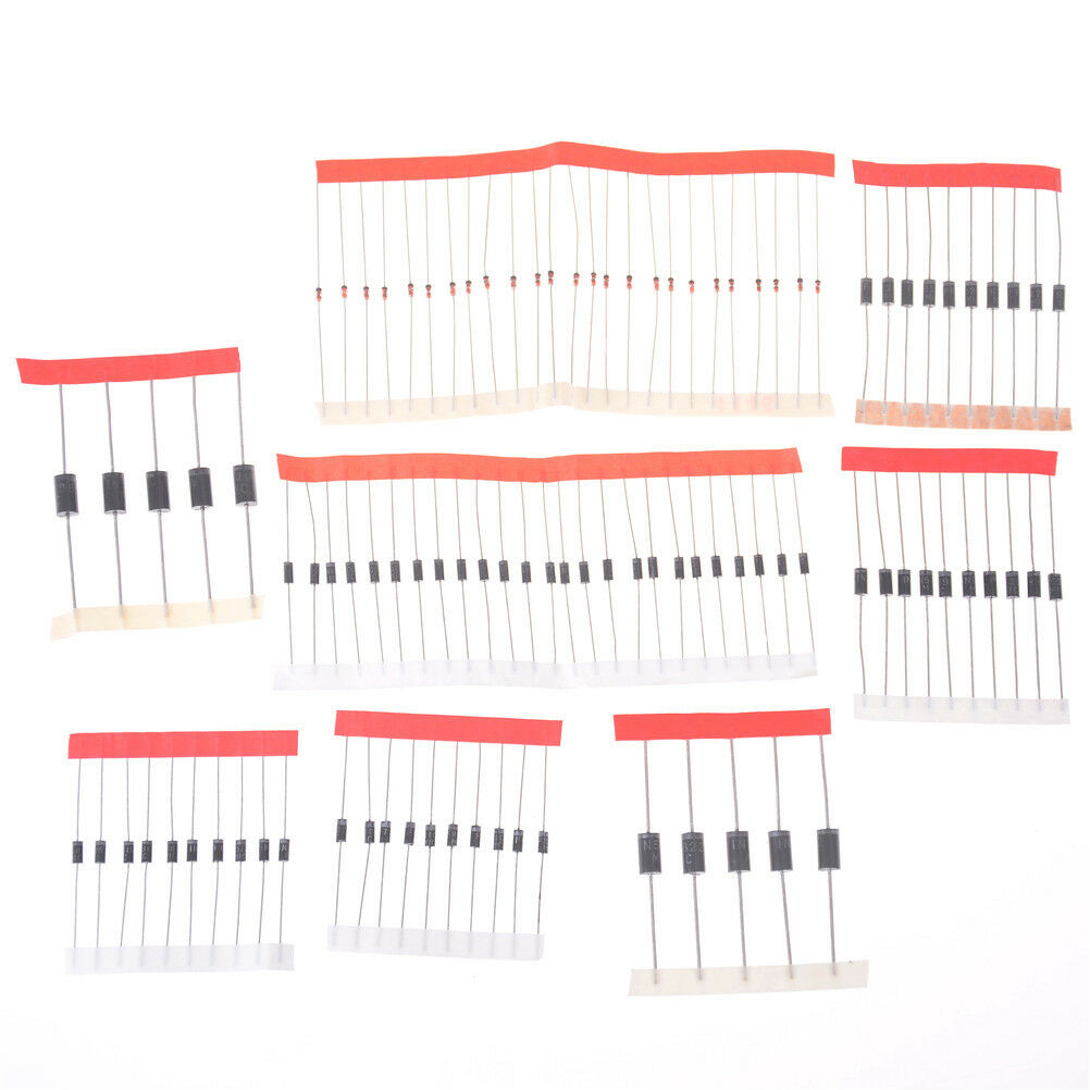 8 Valeurs 100Pcs Schottky Diode Assortment Kit IN4007 IN4148 IN5822 FR10.l8