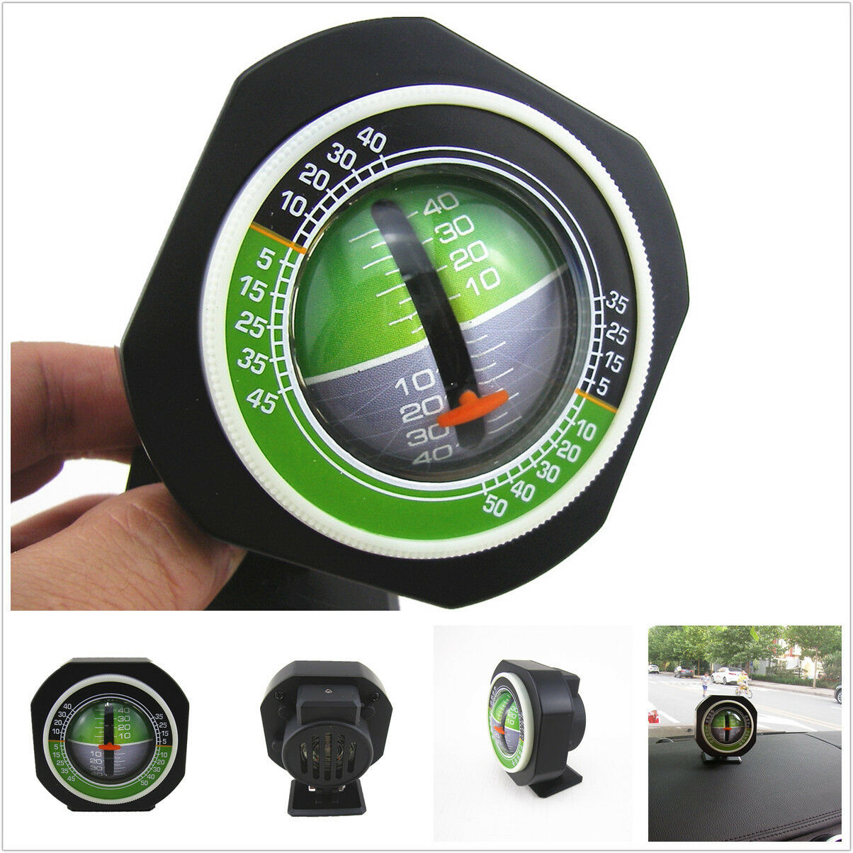 Professional Car Truck Angle Tilt Indicator Balancer Backlight Slope Meter Gauge