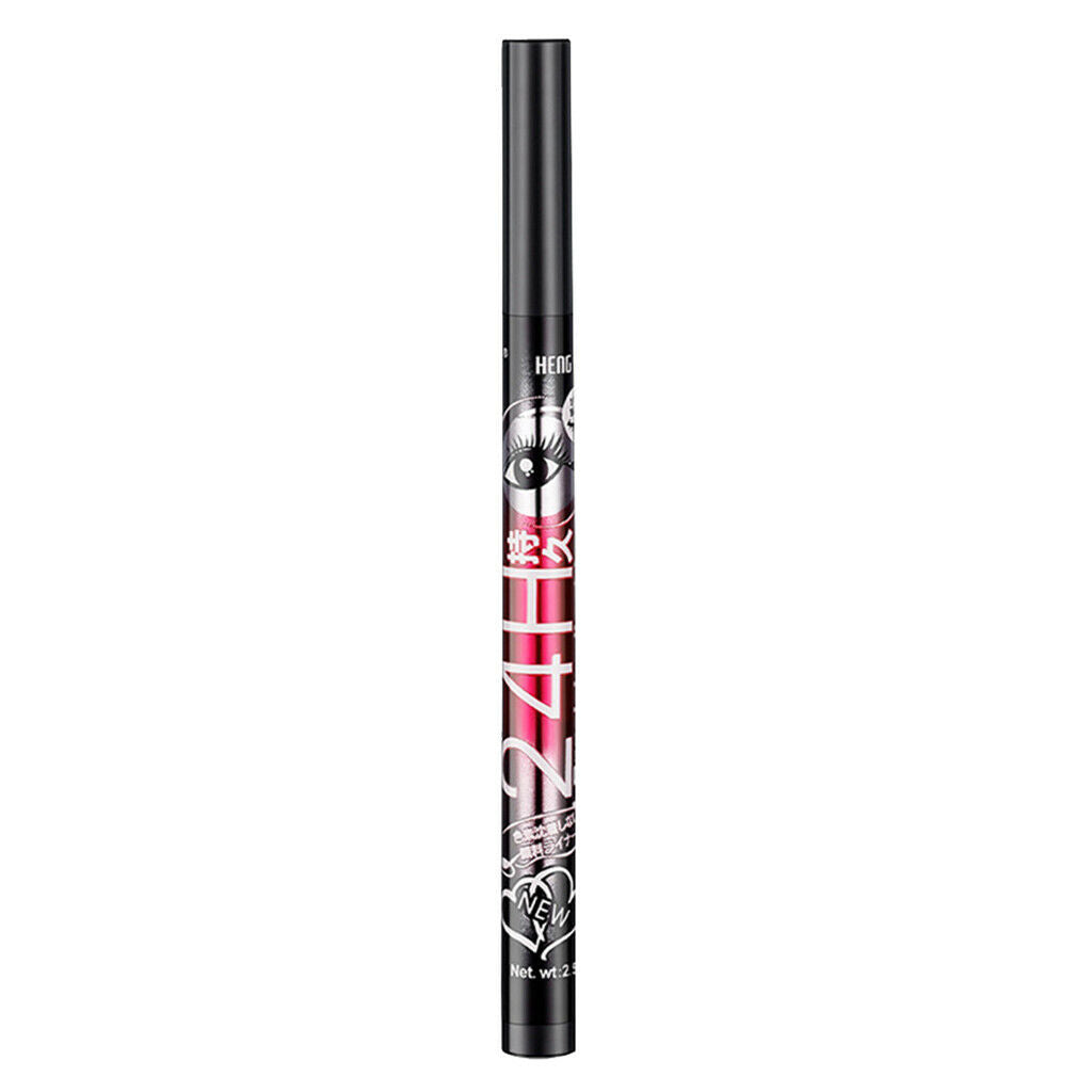 Felt Tip Black Liquid Eyeliner Long Lasting Non Smudge Cat Eyes Definer Pen