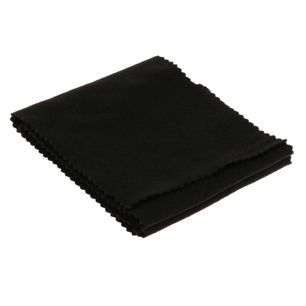 Black Piano Keyboard Dust Cover Dustproof Cleaning Cloth for Piano Parts